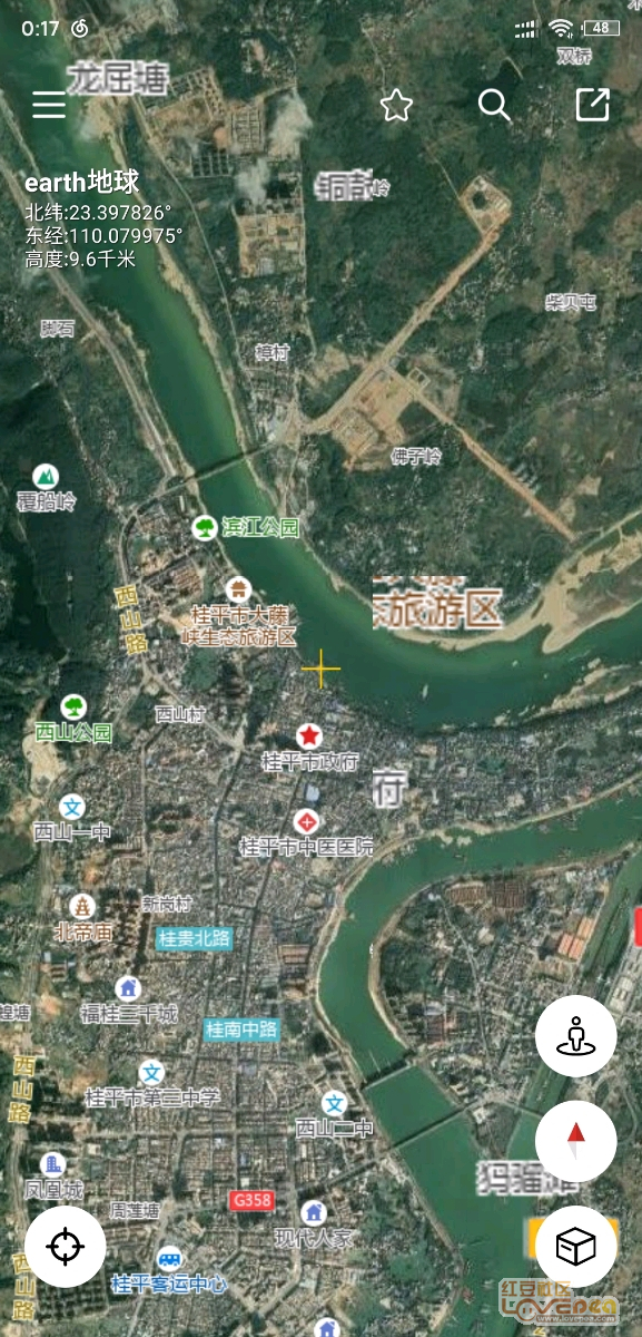 最新桂平衛(wèi)星地圖，開啟一段溫馨有趣的探索之旅