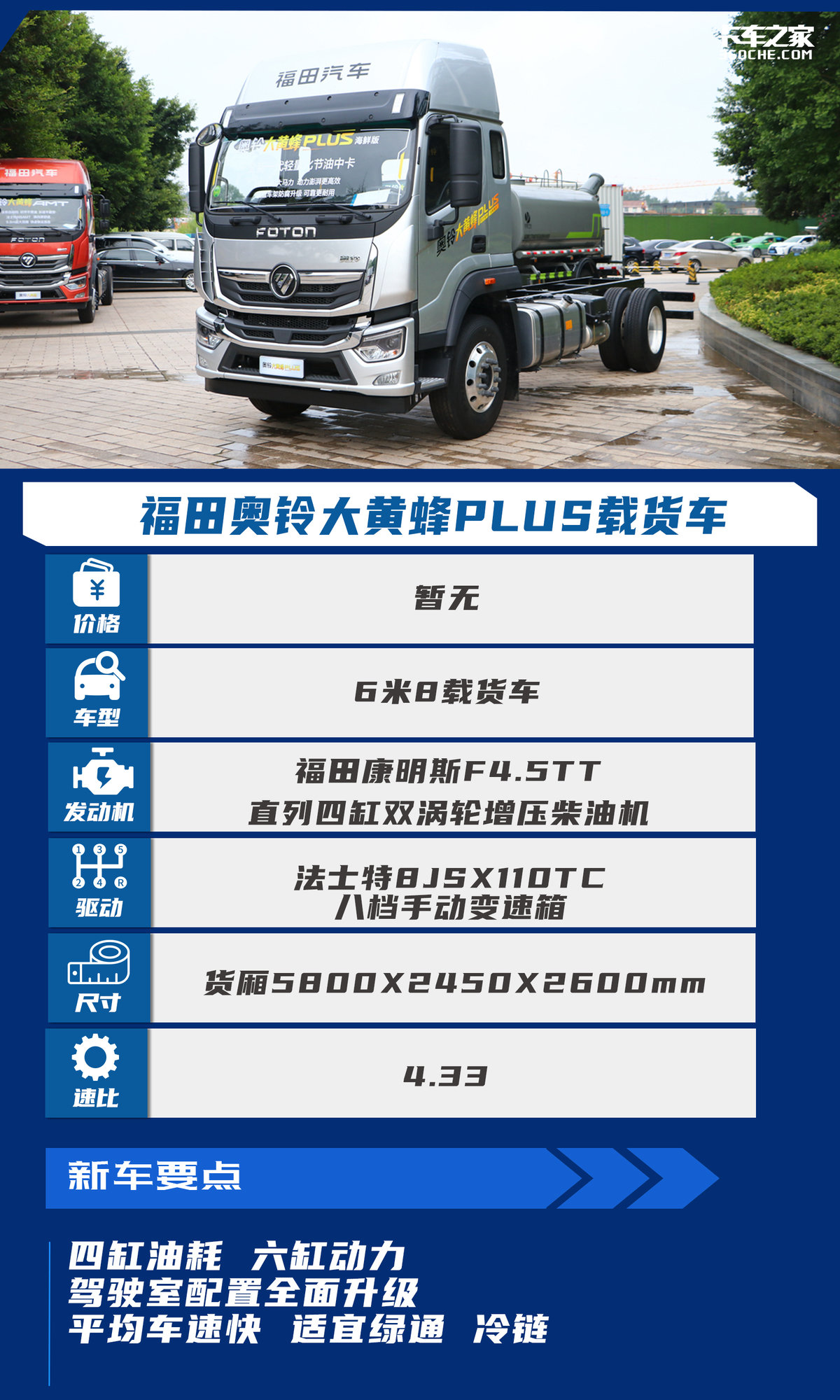 福田最新貨車，路上的友情與家的溫馨之旅